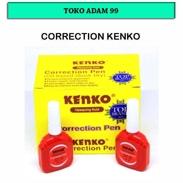 1 Pak Correction Pen Kenko isi 12 Pcs Lazada Indonesia