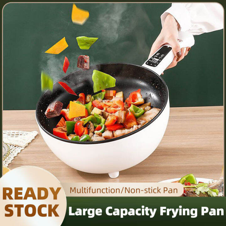 [COD] 4L 1500W Electric Frying Pan Electric Cooker All-In-One Wok Smart ...