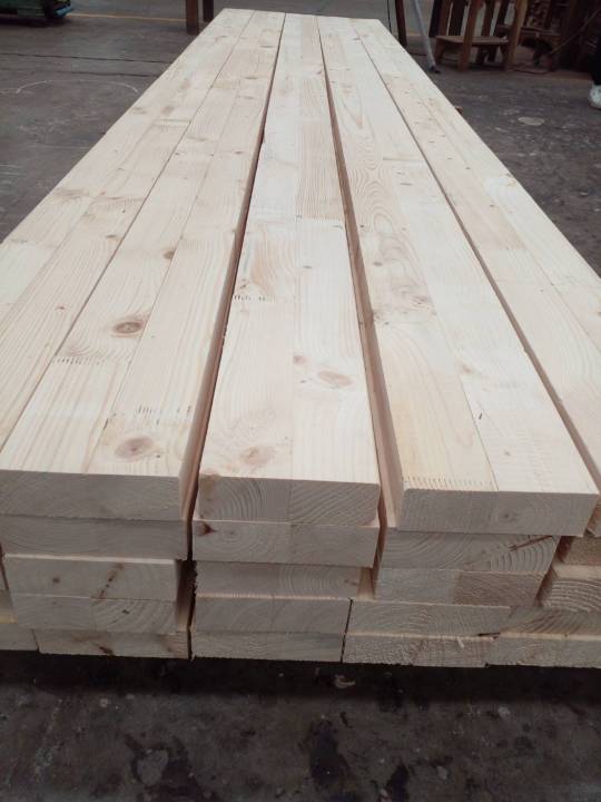 ไม้โครง-ไม้แบบ-ไม้สนจ๊อยอัดประสาน-ขนาด2-6-4-2-14-4cm-ยาว150