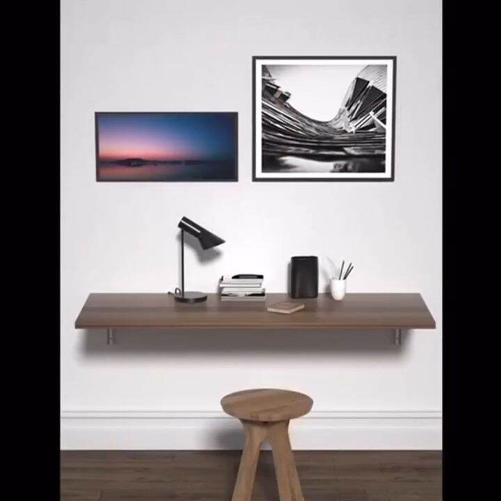 Angle Bracket Floating Shelf Rack Stainless Steel Organizer KMK STORE