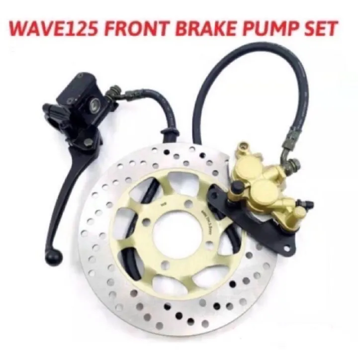 WAVE125 FRONT DISC BRAKE PUMP SET CALIPER DISC PUMP WAVE125 WAVE125S