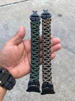 ข้อมือถักเชือกparacord หัวล็อคโลหะอย่างดี