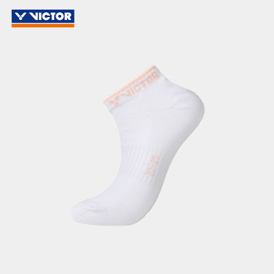 VICTOR ถุงเท้าแบดมินตัน VICTOR ถุงเท้าผ้าฝ้ายพื้นผ้าขนหนูหนาพิเศษสำหรับผู้ชายและผู้หญิงถุงเท้ากีฬาข้อสั้นระบายอากาศ sk194