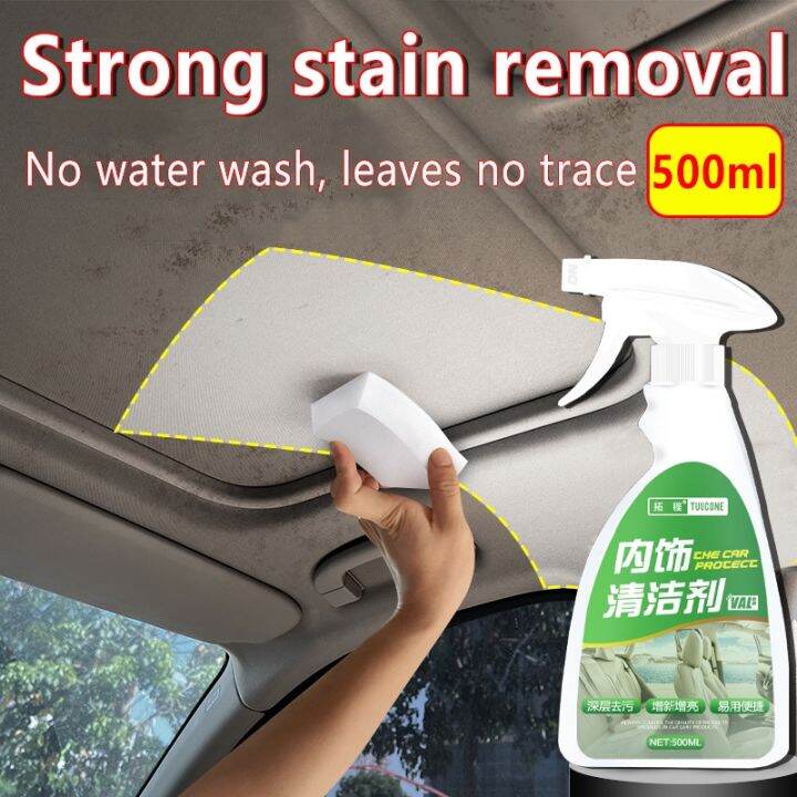 No stains left car interior cleaner 500ml foam cleaner spray for car