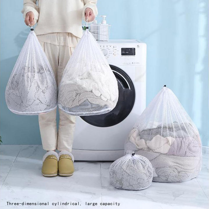 Large Canvas Laundry Bag with Drawstring for Toys Storage Travel Washing  Machine