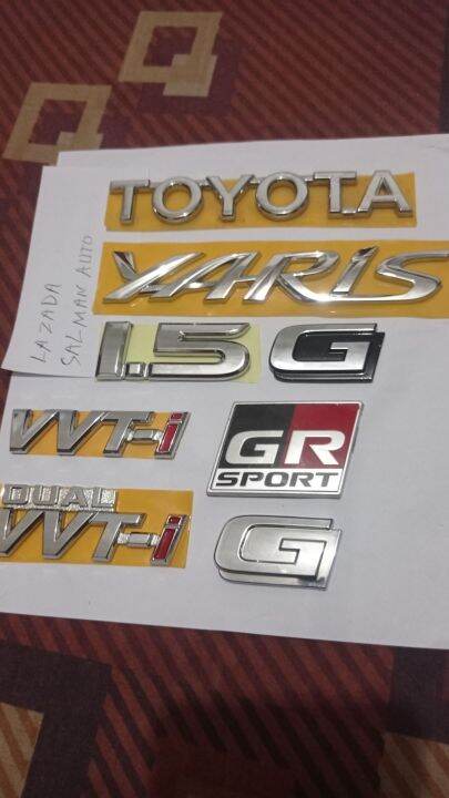 emblem TOYOTA YARIS | Lazada Indonesia