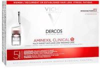 Vichy Dercos Aminexil Clinical 5 Targets Women - 12 AmpoulesZoom Vichy Dercos Aminexil Clinical 5 Targets Women - 12 Ampoules สำหรับผิวหลุดร่วงง่สย