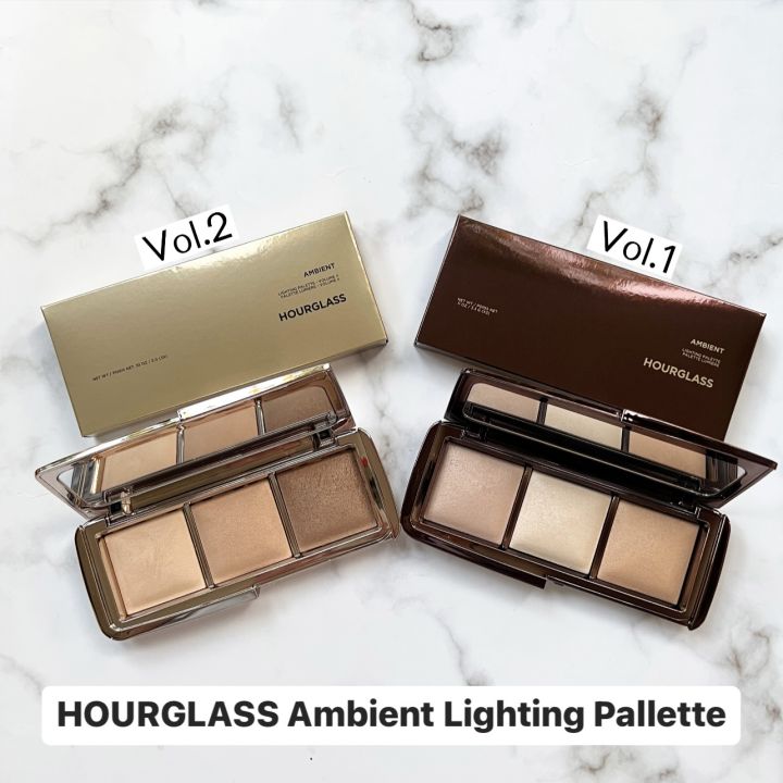 HOURGLASS Ambient Lighting Pallette 3 หลุม Vol 1 และ Vol 2 ของแท้ 100% จาก  King Power | Lazada.co.th