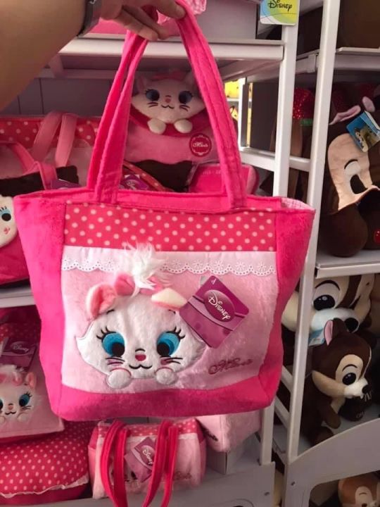 กระเป๋าช้อปปิ้งแมวมารี ใส่ของได้เยอะ สีสวย สินค้างานจริงทั้งร้าน