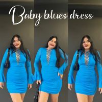 เดรสสาวอวบ เดรสเซ็กซี่?Baby blues dress?