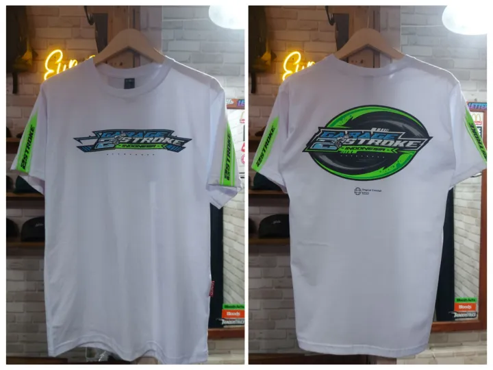 KAOS GARAGE 2 STROKE Code green Lazada Indonesia