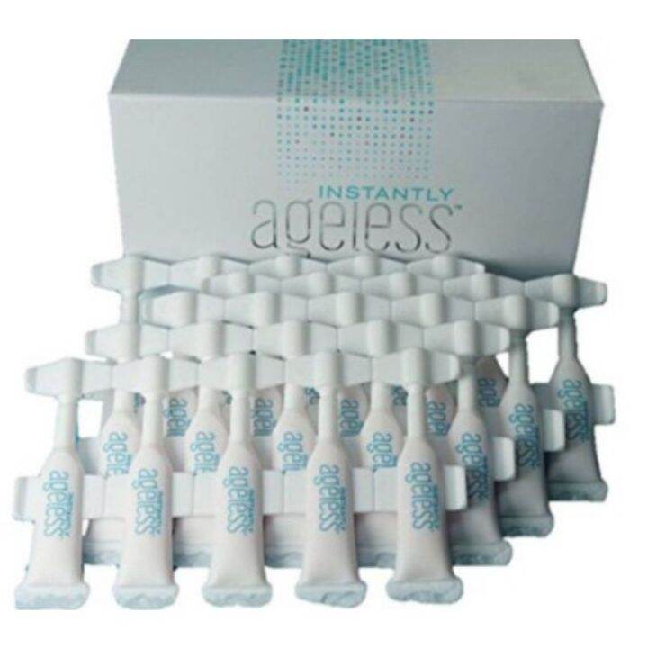 instantly-ageless-jeunesse-ครีมลดถุงใต้ตา-ร่องแก้ม-หลุมสิว-แบบ-1-กล่อง-25หลอด