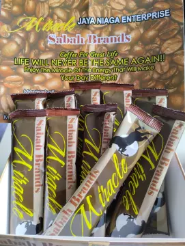 5 SACHETS ORIGINAL MIRACLE COFFEE SABAH BRAND 100% LEGIT FROM