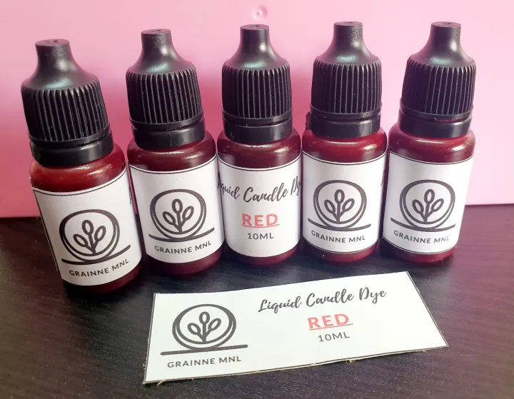 GrainneMNL Red Liquid Candle Dye 10ml Lazada PH