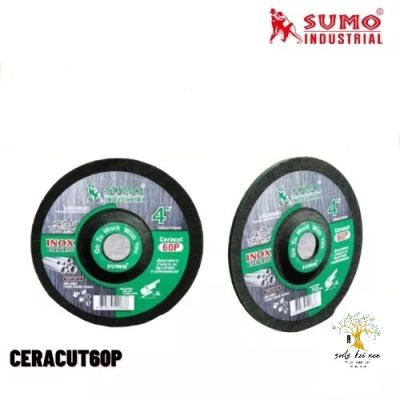 SUMO ใบเจียรเหล็ก (FLEXIBLE GRINDING DISC) ขนาด 4" x 2 x 16 mm รุ่น Ceracut-60P
