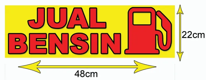 Spanduk Banner Jual Bensin | Lazada Indonesia