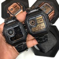 นาฬิกาข้อมือชายD-ZINERเครื่องญี่ปุ่นระบบQuartz Hybrid Analog Digitalทรงกลม45มม.Water resistance3ATM ฟังชั่นครบ