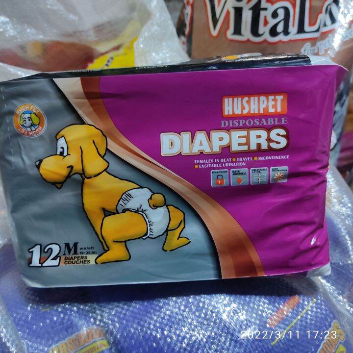 dog Diaper female (12pcs/medium) Lazada PH