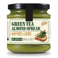 ??พร้อมส่งแยมชาเขียวผสมแอลมอนด์??Feliz Green​ Tea​ Almond​ Milk​ Spread​ ขนาด​ 250​กรัม