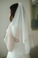 Polkadot Bridal Veil by Klara Love เวลเจ้าสาวลายจุด - 50 cm, 65 cm