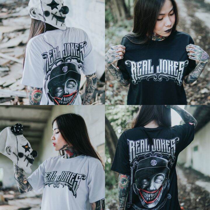 Real Jokes Clothing FMASK Shirt Black&White | Lazada PH