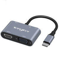 ตัวแปลงแท่นต่อ typec เป็น HDMI อะแดปเตอร์โน้ตบุ๊คอะแดปเตอร์โทรศัพท์มือถือเชื่อมต่อกับทีวีโปรเจคเตอร์