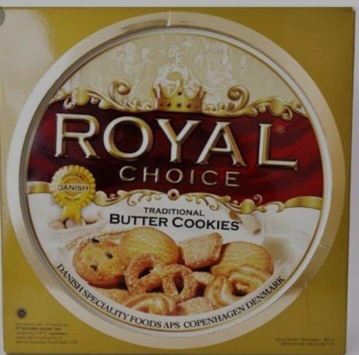 Royal Choice Butter Cookies Biskuit Dengan Rasa Renyah Kue Kaleng 960gr
