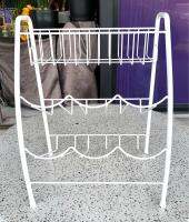 ชั้นวางเครื่องปรุง 3 ชั้น สีขาวKitchen Rack ขนาด 21*30*38.5 cm.