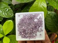 เพชรรัสเซีย สี อเมทิสต์ Cubic Zirconia (เพชร CZ) ทรงกลม ( 100 เม็ด) AMETHYST COLOR เกรดอย่าง ดี 1.50 MM.( มิลลิเมตร)