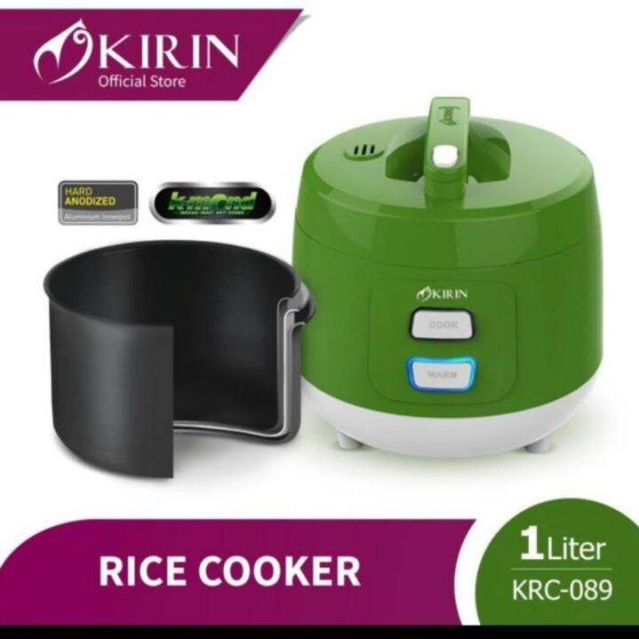 KIRIN Rice Cooker 1 Liter KRC 089 Garansi Resmi Lazada Indonesia