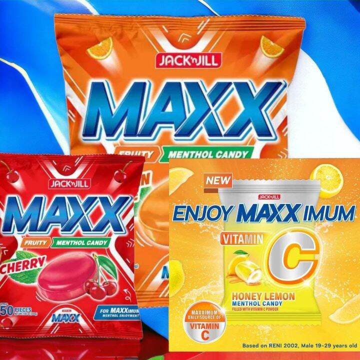 2 packs 2flavor max candy 50s Lazada PH