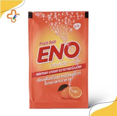 ENO Fruit Salt Orange Flavoured- รสส้ม บรรจุ 4.3 กรัมใน1ซอง