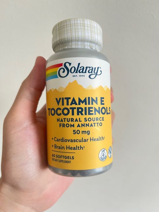 Solaray Vitamin E Tocotrienols 50mg 60 soft
