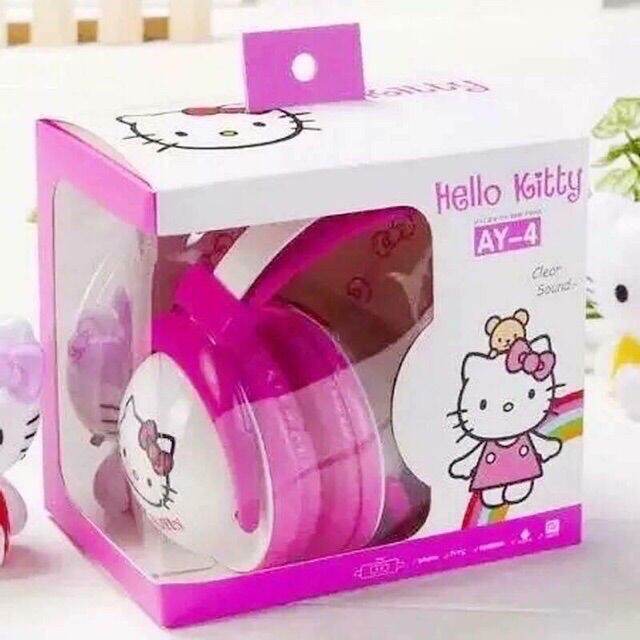 DARK PINK HELLO KITTY HEADPHONE Lazada PH