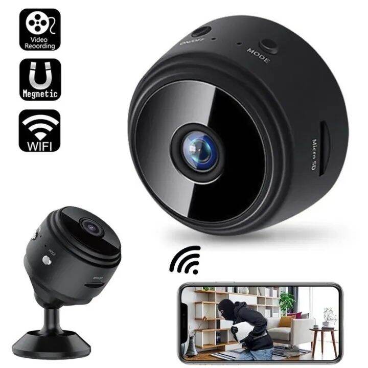 A9 Mini Camera HD 1080p Wifi Wireless Camera Connect Phone With