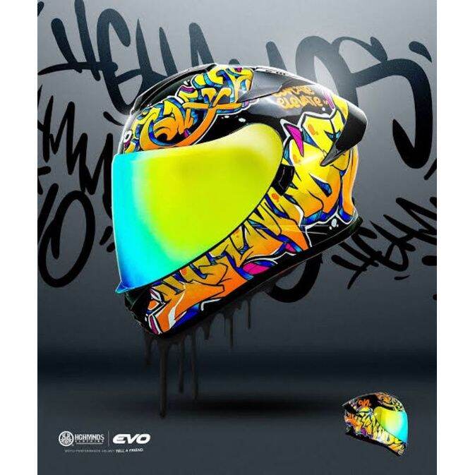 Evo Svx02 Highminds Full Face Dual Visor Helmet Lazada PH