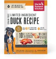 อาหารสุนัข The Honest Kitchen สูตร Limited Ingredient Grain Free Duck Recipe Dehydrated Dog Food ขนาด 4.54 kg