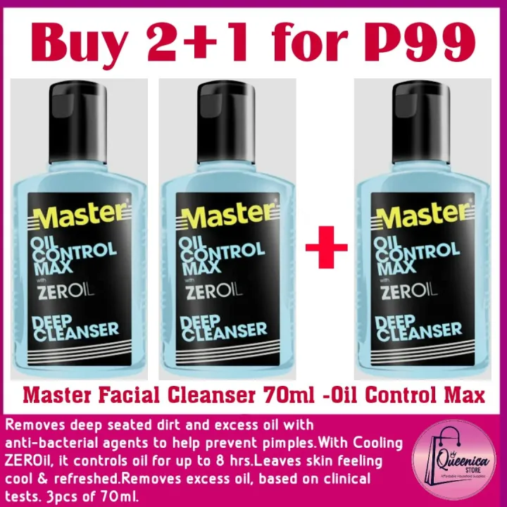 Master Facial Cleanser 75ml Oil Control Max (Buy 3 for P99) Lazada PH