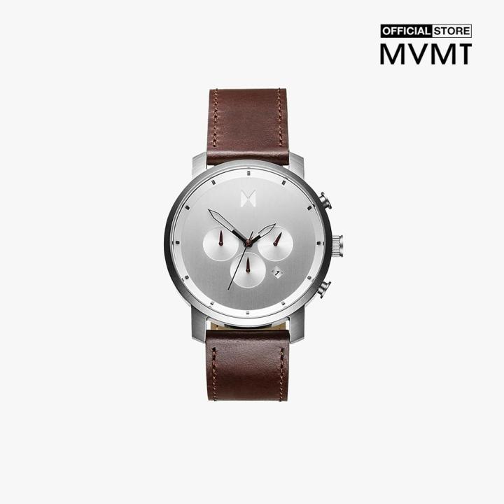 Đồng hồ nam MVMT  mặt tròn dây da 45mm D-MC01-SBRL 0000-02