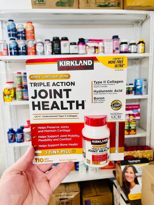 Viên bổ xương khớp Kirkland Triple Action Joint Health 110v Lazada.vn