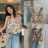 Blossom top??(390฿ฟรีส่ง) เข้าเพิ่มแล้วค่า!! เสื้อทรงน่ารักมากก เย็บบอลลูนย่นไหล่ ผ้าลายดอกไม้ต้อนรับซัมเมอร์ ลายสวยมาก ห้ามพลาดเลยค่า  TAG WG.WE ????