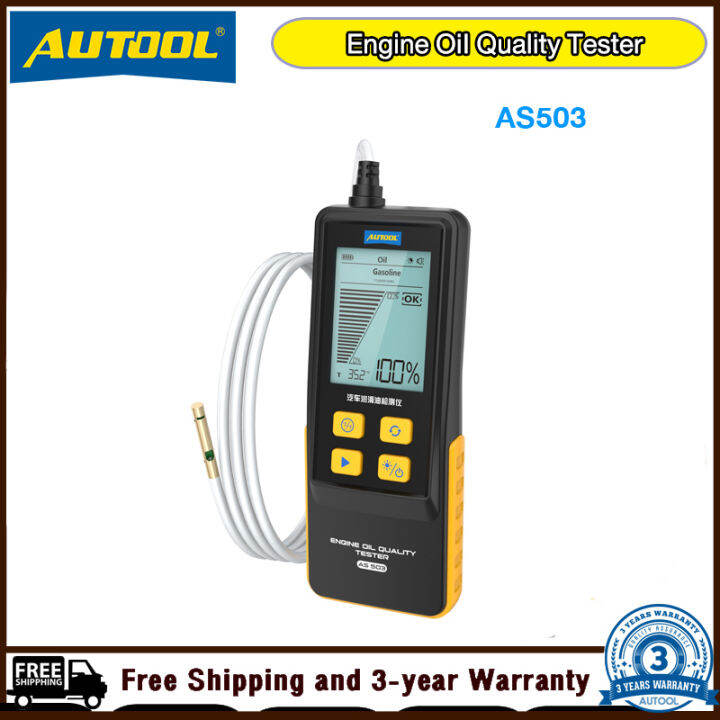 【Fast delivery】AUTOOL AS503 Car Engine Oil Quality Tester，Automotive