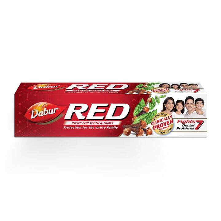 Dabur Red Toothpaste (ยาสีฟันยอดนิยมของอินเดีย) 200g. Lazada.co.th