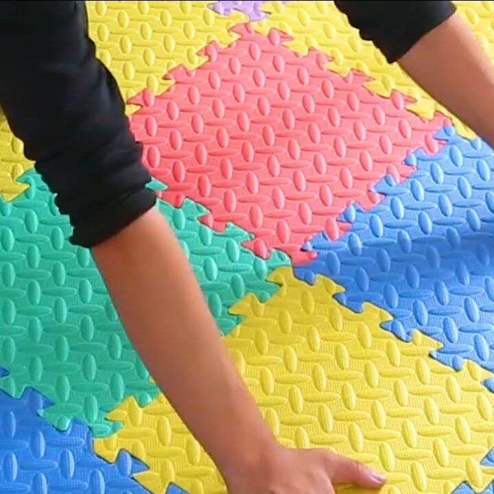 Floor mat Thickness 2.5cm Length 30x30cm Baby crawling mat With hemming