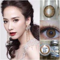 คอนแทคเลนส์ princess 3 tone Brown - Beautylens เกรดระดับห้างแว่นค่าอมน้ำแท้ 55%