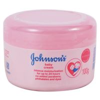 Johnsons Baby Cream จอห์นสัน เบบี้ ครีม ขนาด 100 กรัม (กระปุก)