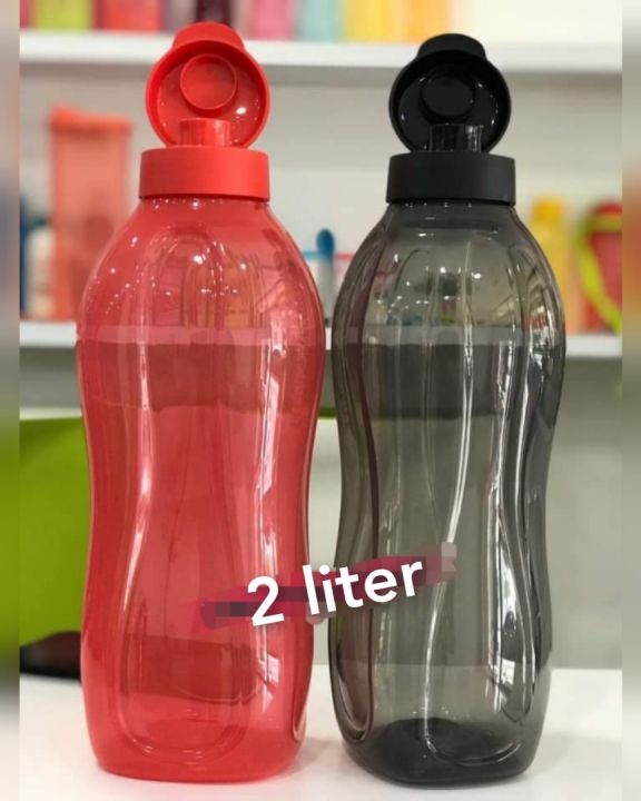 Tupperware 2liter eco bottle (RED) NEW | Lazada