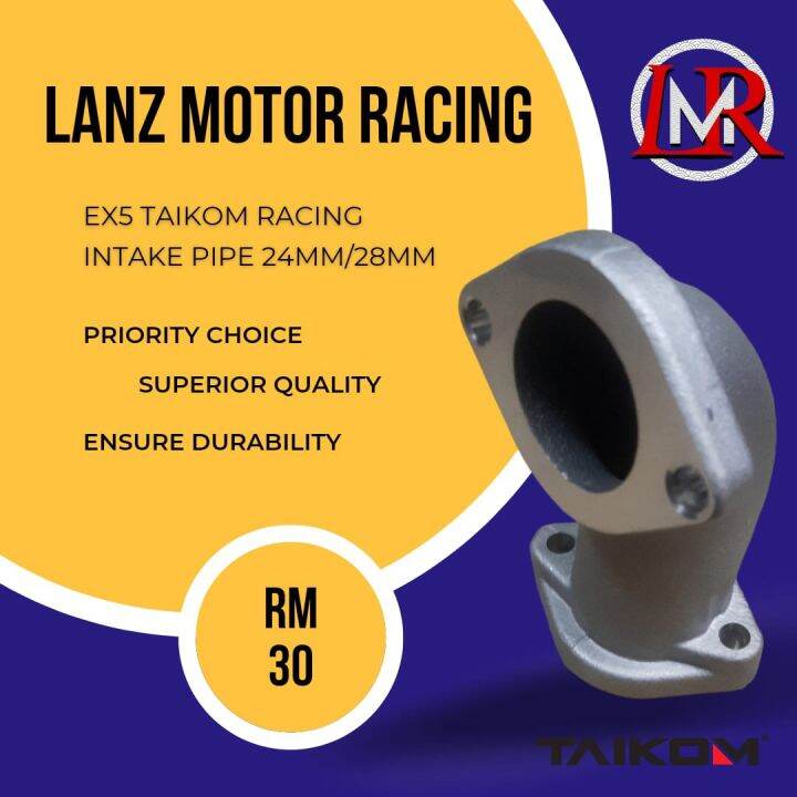 EX5 TAIKOM RACING INTAKE PIPE 24MM/28MM Lazada