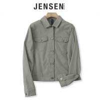 เสื้อแจ็คเก็ต JACKET เขียว แบรนด์ JENSEN (UK) แท้?% (JK633）