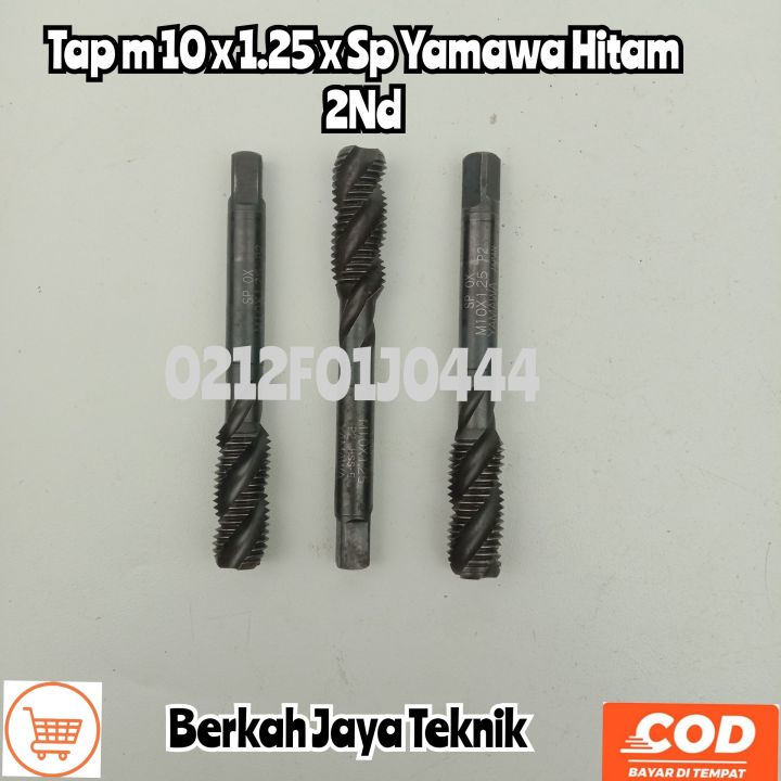 Tap Handtap Tap M10 X 1 25 Sp Yamawa Hitam Tap Baut Kunci 14 Lazada